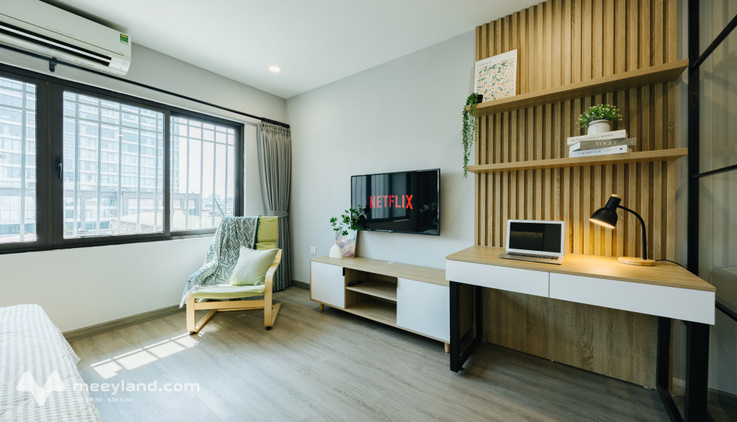 Cho thuê chung cư mini 56 Yết Kiêu 40m2 1 khách 1 ngủ, full nội thất thang máy ban công giặt riêng