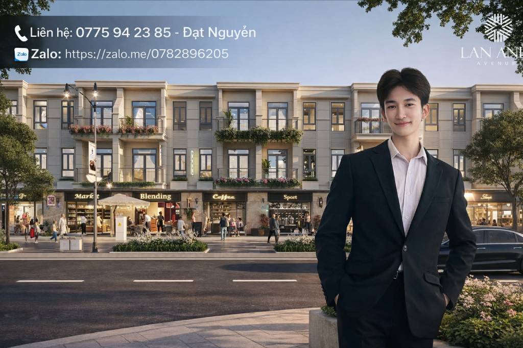 Bán nhà phố compound Lan Anh Avenue, liền kề VSIP III, an ninh, hiếm