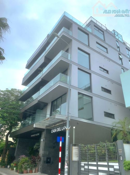 BÁN NHÀ DÒNG TIỀN LÔ GÓC 3 MẶT NGÕ Ô TRÁNH 52 TỶ 110m 9 TẦNG MT 5.8m LẠC LONG QUÂN TÂY HỒ
