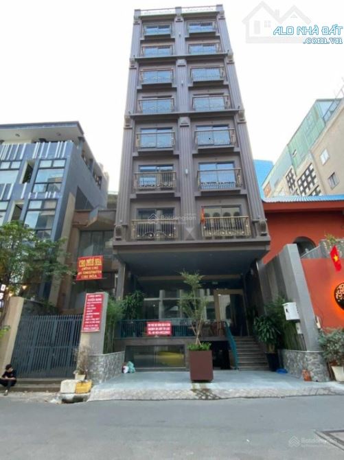 SIÊU PHẨM TÒA NHÀ VP HẦM 8 TẦNG MẶT TIỀN NƠ TRANG LONG - 9X24M 276,5M2 - HĐT 210TR/T GIÁ