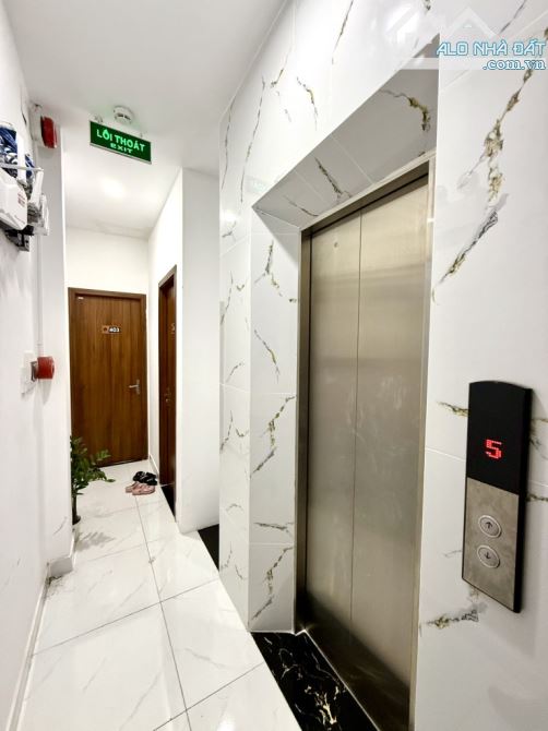 CHDV 6 lầu 16 PN ngang 4.25m75m2 TN 1.1 tỷ mặt tiền ngay trường Nguyễn Thượng Hiền 19.8 tỷ