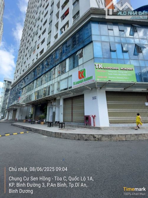 BÁN CHUNG CƯ SEN HỒNG NGAY GẦN CẦU VƯỢT SÓNG THẦN, DT 38M2 1PN GIÁ 1.25