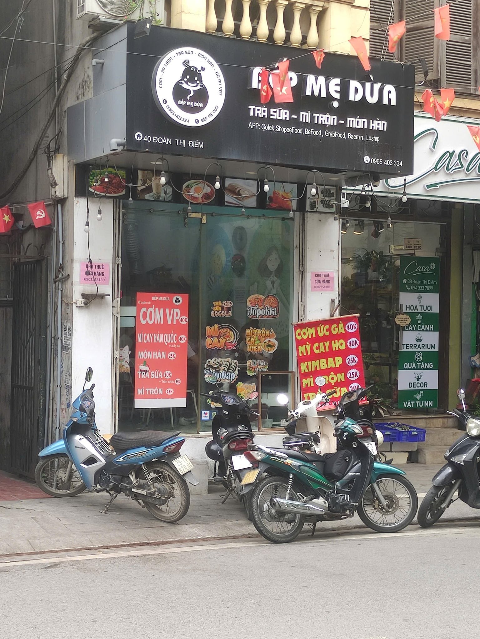 Sang nhượng quán tại 40 Đoàn Thị Điểm, Đống Đa, dt 25m2, giá tốt
