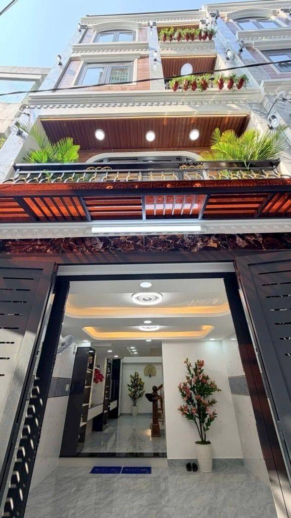BÁN NHÀ BÙI QUANG LÀ GÒ VẤP, 5 TẦNG 4PN 5WC SÂN THƯỢNG, KHU AN NINH, DÂN TRÍ CAO