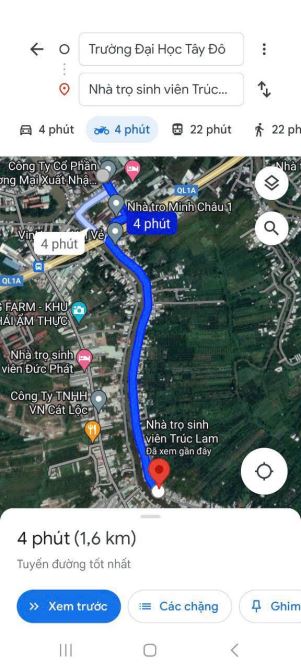 Dãy Trọ 10 Phòng, Cặp Sông Cái Răng Bé – Dòng Tiền cho thuê 25 Triệu/t