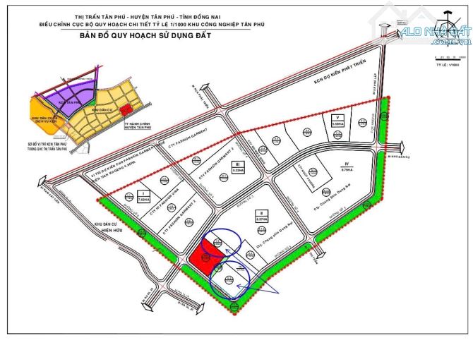 BÁN ĐẤT TRONG KCN TÂN PHÚ ĐỒNG NAI (BĐ140)