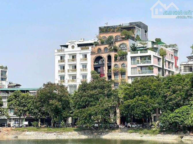TOÀ VĂN PHÒNG HỖN HỢP PHỐ LÊ ĐỨC THỌ, VIEW HỒ - DT 1800M2, 8 TẦNG 2 HẦM, MẶT TIỀN 50M