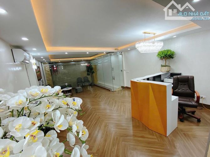 Toà Vp mặt phố Hoàng Ngân Cầu Giấy, 51 tỷ 95m*9 tầng tm có hầm vỉa hè rộng kinh doanh đỉnh