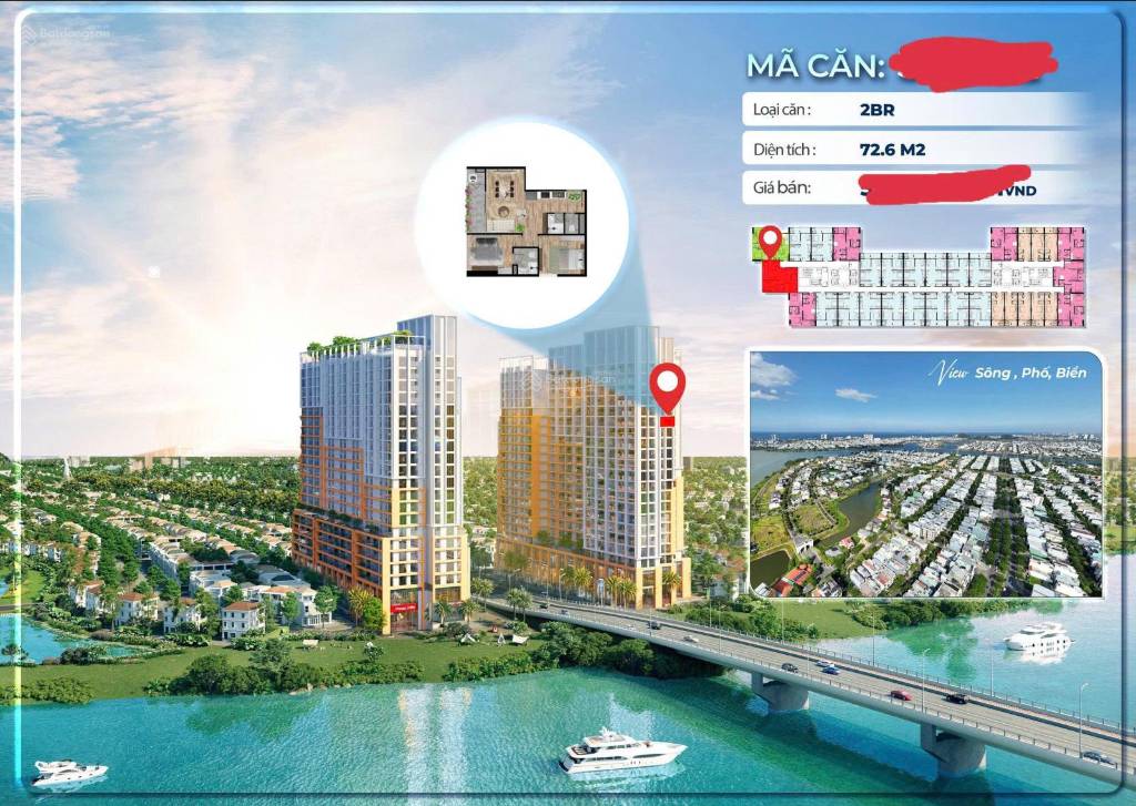 BÁN CĂN HỘ SUN SPANA TOWER , DT 73M2, 2PN, GIÁ TRỰC TIẾP CHỦ ĐẦU TƯ
