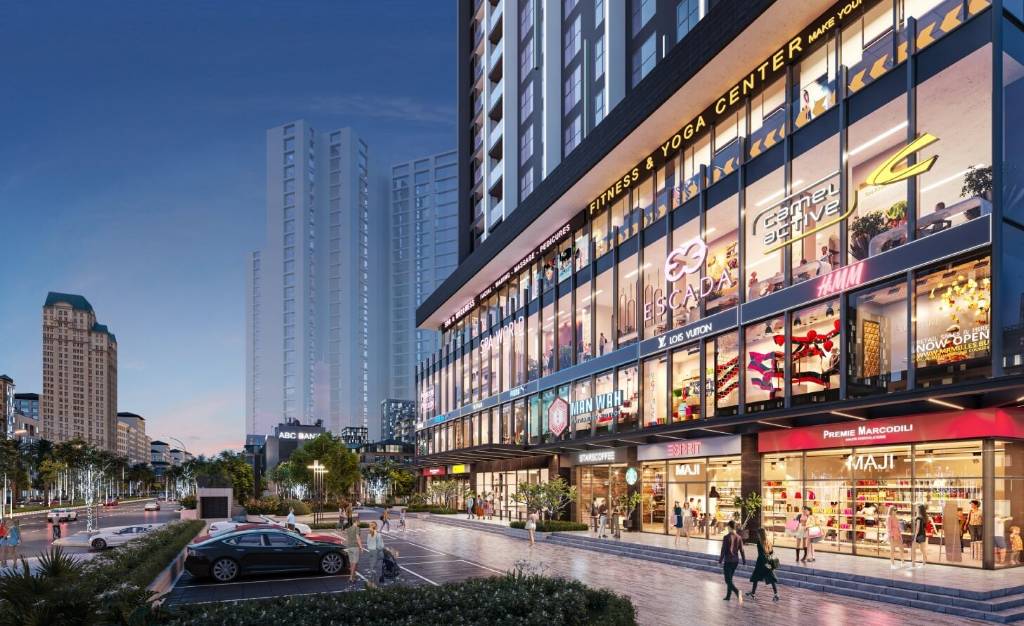 Bán Shophouse The Matrix One Premium, khối đế 3 tầng mặt đường Lê Quang Đạo