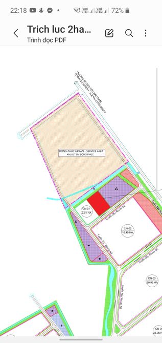 Cty chúng tôi cần chuyển nhượng 2 HA đất SXKD KCN ĐỒNG PHÚC – BẮC NINH, 140 USD/m²