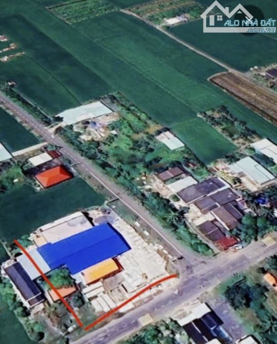 Xưởng 1929m2 (37x44) góc 2MT ĐT 832, Bình Trinh Đông, Tân Trụ, Long An