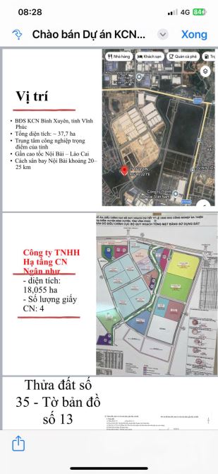 CHUYỂN NHƯỢNG QUỸ ĐẤT CÔNG NGHIỆP 37Ha – GIÁ RẺ TẠI KCN BÌNH XUYÊN, VĨNH PHÚC