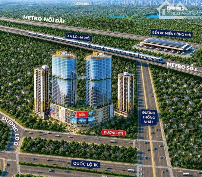 🔥 BCONS CENTER CITY – CHỈ TỪ 5% SỞ HỮU CĂN HỘ, ƯU ĐÃI HẤP DẪN