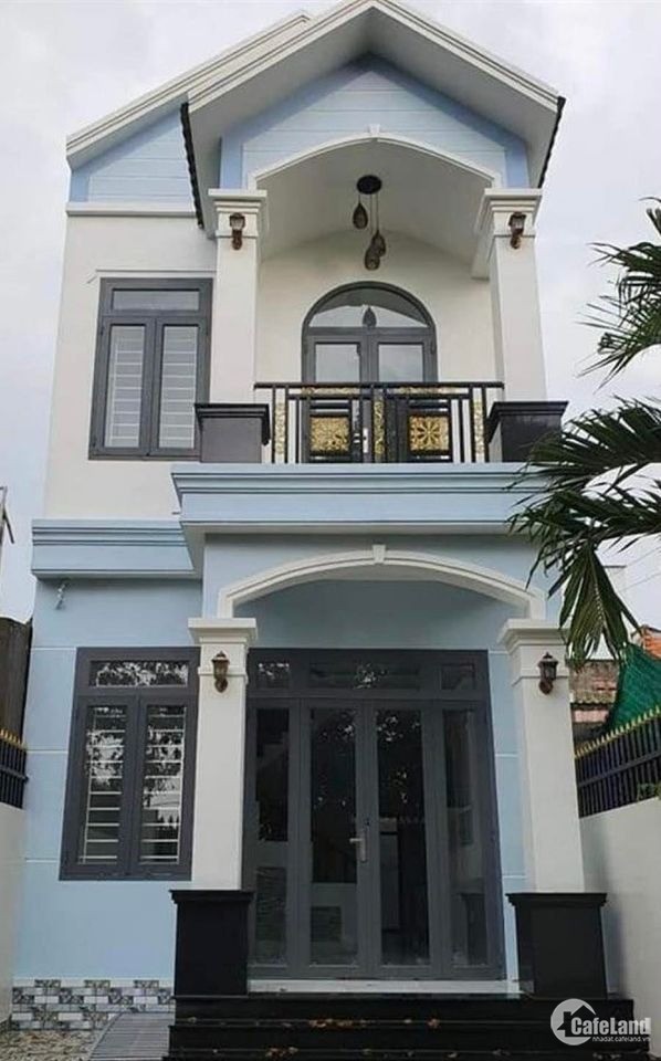 Nhà (1 trệt+1 lầu)/ 490 triệu, sổ hồng riêng, đường Gò Hưu _vô ở liền.