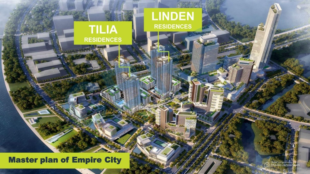 Cho thuê rẻ CHCC 2PN Empire City 90m2 full nội thất Quận 2 TP.HCM