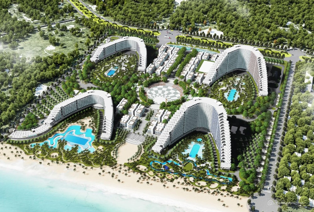 Căn hộ biển The Arena Cam Ranh, view biển