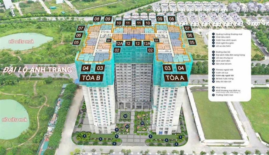 Duy nhất! căn hộ 2 ngủ 67m2 cao cấp chỉ 4.9 tỷ tại chung cư moonlight 1 an lạc green symphony