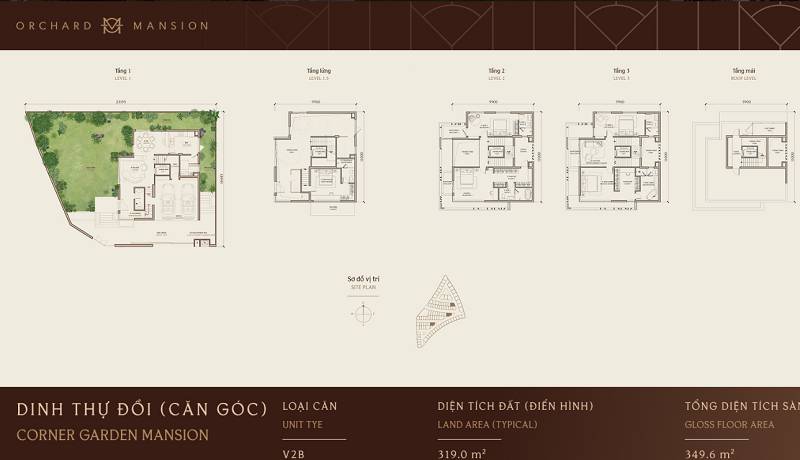 Bán biệt thự Orchard Mansion Sycamore vị trí đẹp
