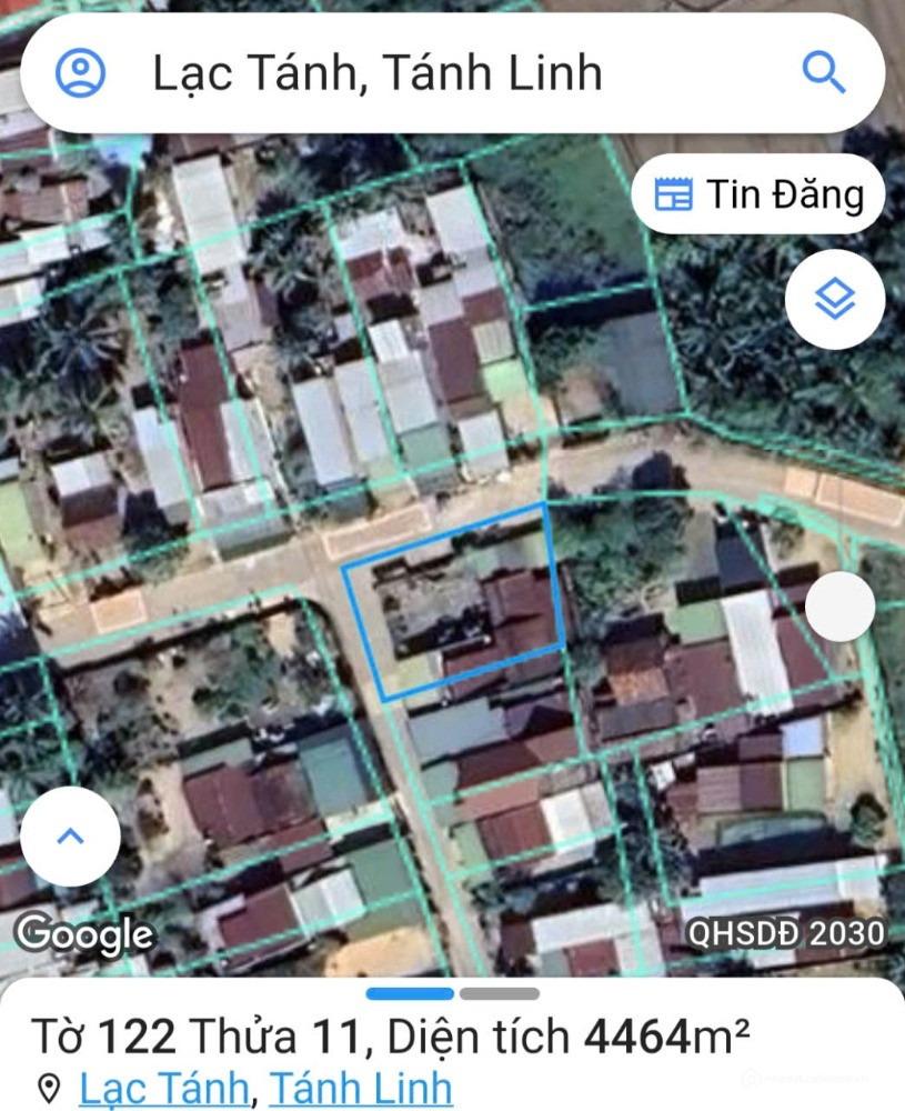 Bán đất nông nghiệp tại đường Điện Biên Phủ, Tánh Linh, Lâm Đồng