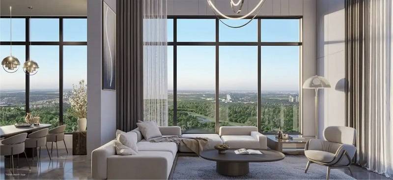 Căn hộ Sky Retreat Ecopark Bến Lức 65m2, view hồ bơi khoáng nóng