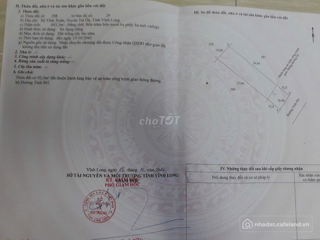 Bán đất nông, lâm nghiệp: Bán đất chính chủ