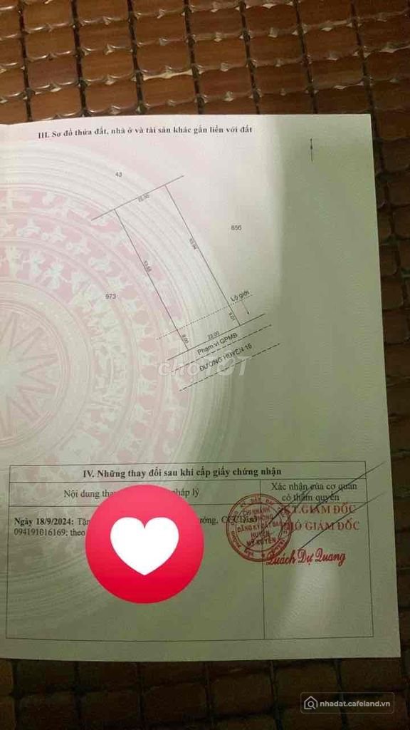 Bán đất nông, lâm nghiệp: Bán nền cho người xây nhà sinh sống dưỡng già kinh doa