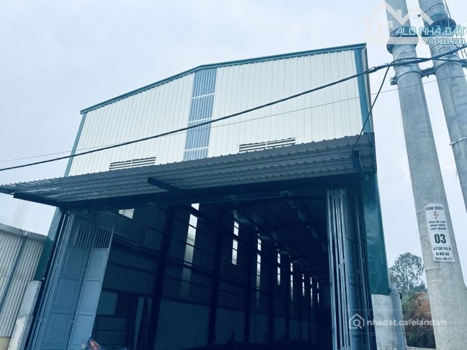 Cho thuê đất: Cho thuê 500m2 nhà xưởng lắp đc cẩu trục tại TT Chúc Sơn