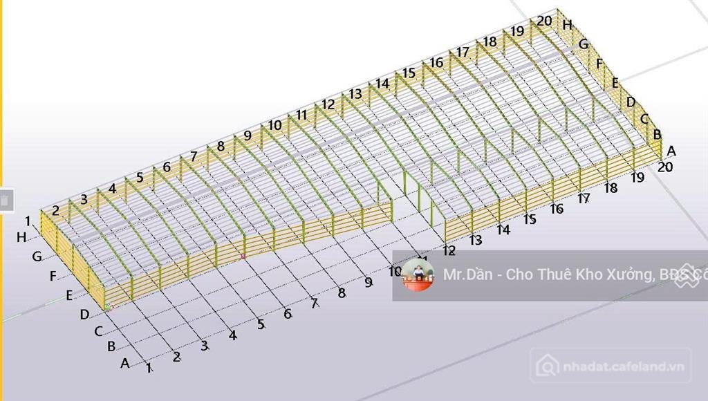 Cho thuê nhà kho - Xưởng: Cho thuê kho pccc tự động, 5500m2 thắng lợi, thường tí