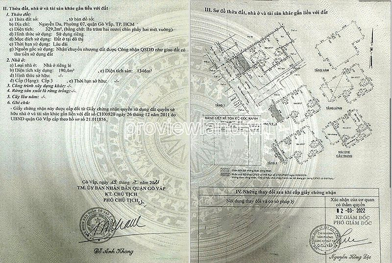 Bán toà nhà Nguyễn Du, Gò Vấp, 1 hầm + 5 tầng, 330m2, 26p CHDV, 65 tỷ