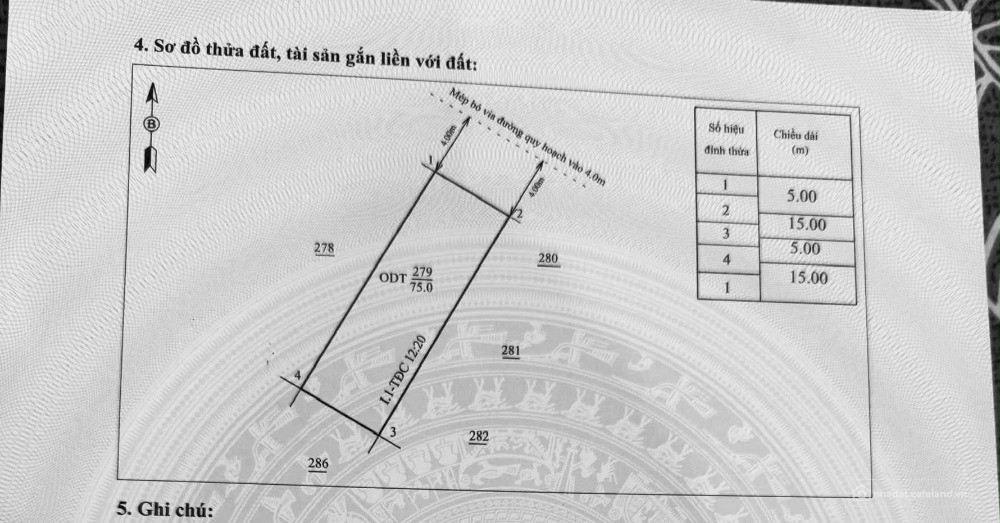 Bán đất 75m gần quảng trường biển