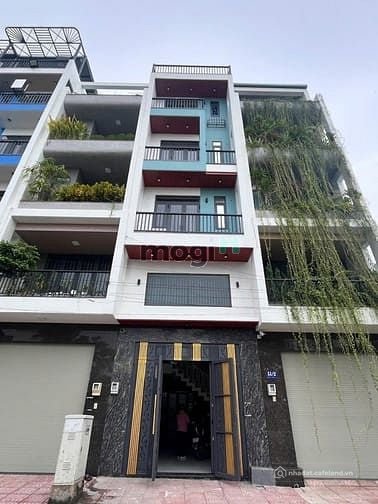 Nhà phố: Nhà phố 5 tầng mới full nội thất - hẻm xe hơi, Gần Hà Huy Giáp