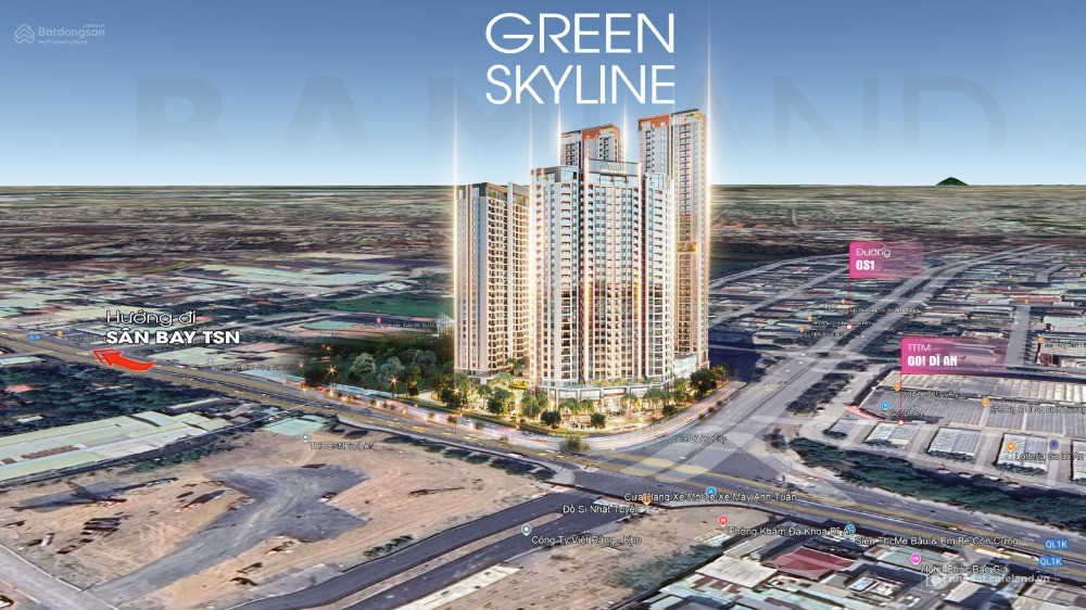 Căn hộ Green Skyline MT QL1K, mở bán đợt 1 nhiều chính sách ưu đãi
