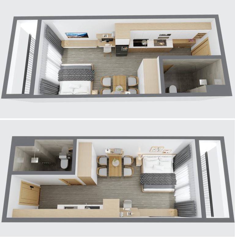 Chỉ với 0.892 tỷ sở hữu ngay căn C-C-8..12 Khối C NOXH Bãi Viên 54,1m2, thiết kế hiện đại sát bên KCN Mỹ Xá.