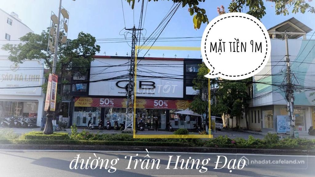 Văn phòng: cho thuê nhà mặt tiền đường Trần Hưng Đạo, Đồng Hới, Quảng Trị