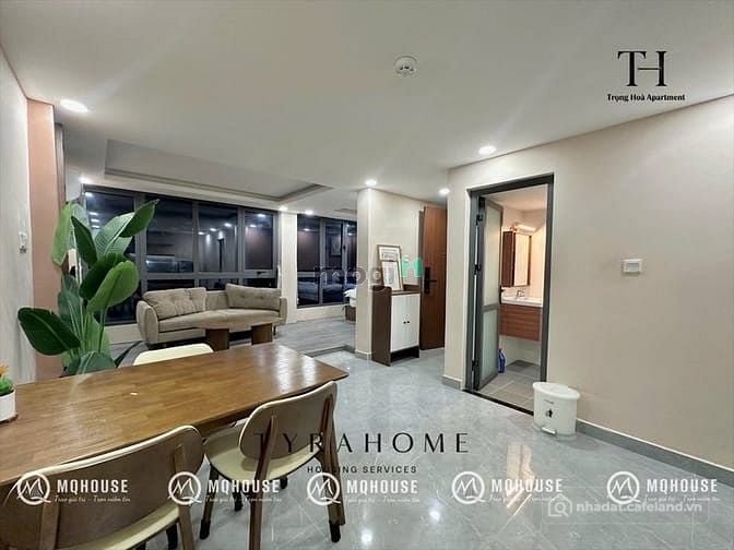 Cho thuê nhà riêng: Nhà riêng: Căn Hộ 1PN Hiện Đại - Decor Đẹp Mê Li Ngay Cầu Th