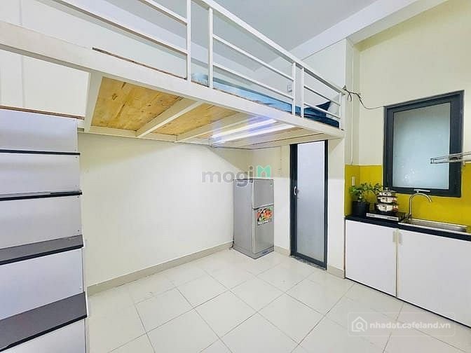 Cho thuê phòng trọ: Phòng trọ: Gác lửng rộng thoáng Full nội thất ở XVNT gần Hàn