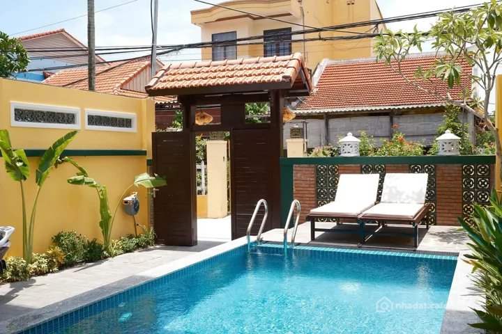 Bán nhà hàng - Khách sạn: SIÊU RẺ VILLA CẨM THANH - HỒ BƠI - 11 PHÒNG NGỦ -