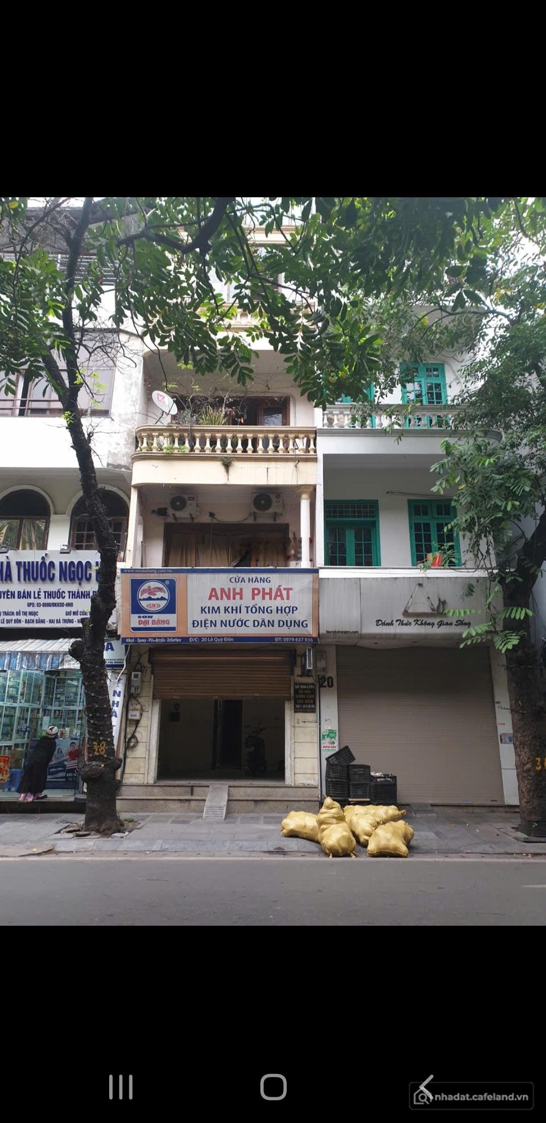 Mặt bằng: Cho thuê cửa hàng, văn phòng tầng 1 tại 20 Lê Quý Đôn, 12 triệu, 30 m2