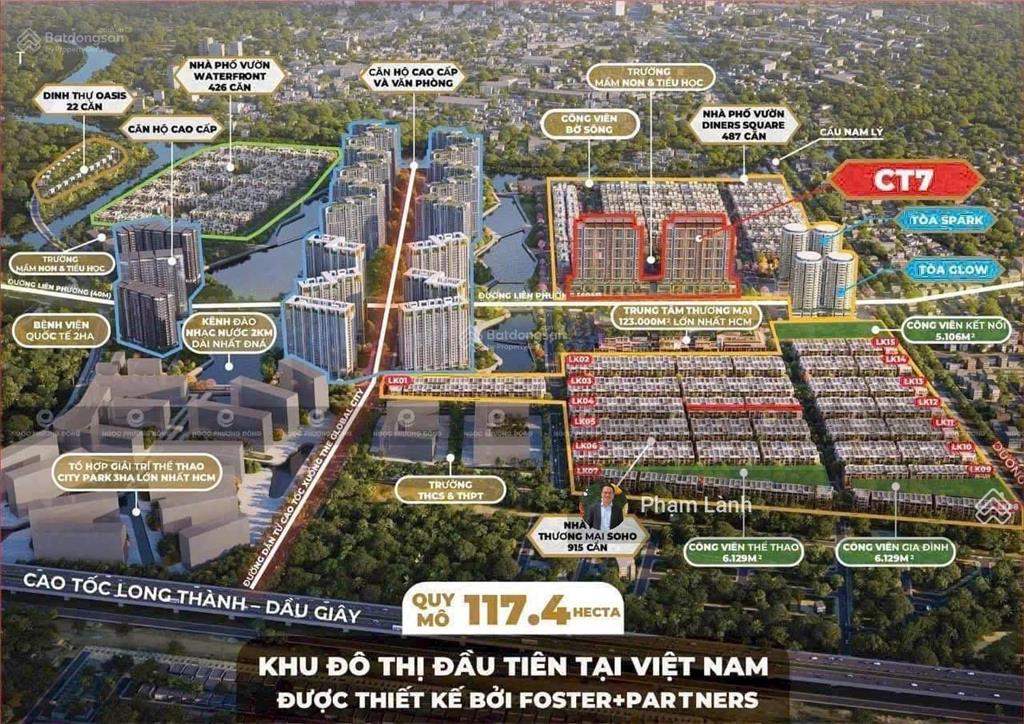 Siêu phẩm nhà phố soho view công viên "tâm điểm" sinh lời tại the global city giá chỉ 34 tỷ