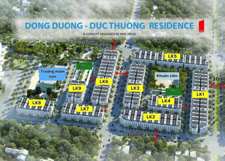 Bán liền kề 80m2 kđt đông dương residence, mặt đường 24m