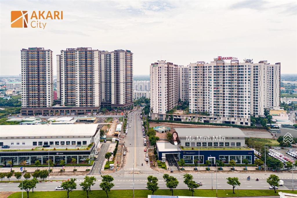 Bán chung cư akari city, căn hộ 2 phòng ngủ 61m2 bình tân, có sổ hồng sẵn công chứng sang tên ngay