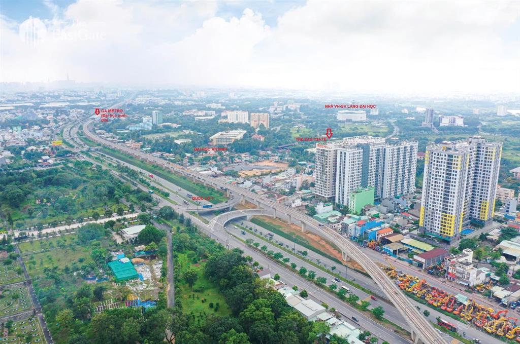 Căn hộ the eastgate đối diện gas metro bán căn studio 44m2 giá 1ty820, phường đông hoà, hcm
