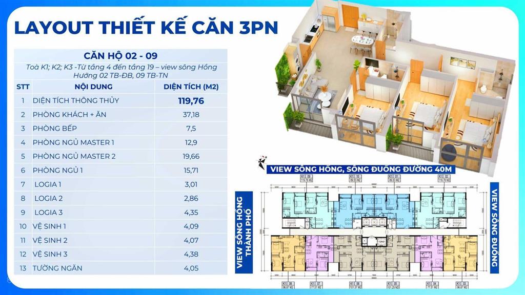 Bán cắt lỗ căn hộ chung cư khai sơn 120m², 3pn, 3wc, 3bc, siêu đẹp. 0985 575 ***