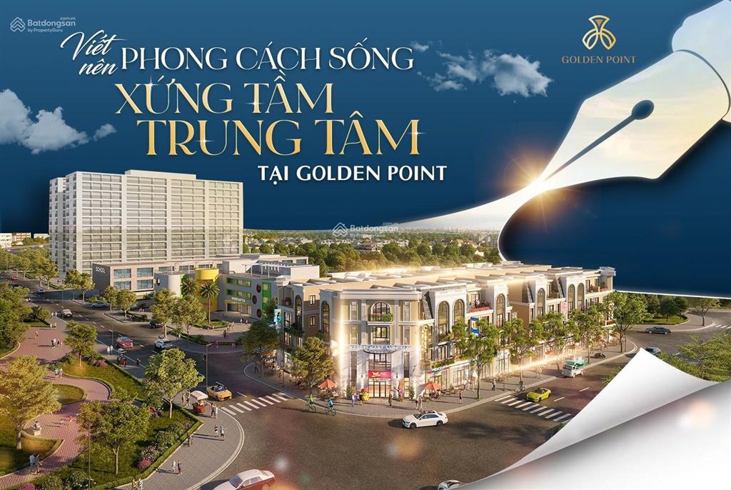 Nhà ở xã hội golden point kđt hiện đại công viên 5.000m, full tiện ích. tòa căn hộ 13 tầng 519 căn