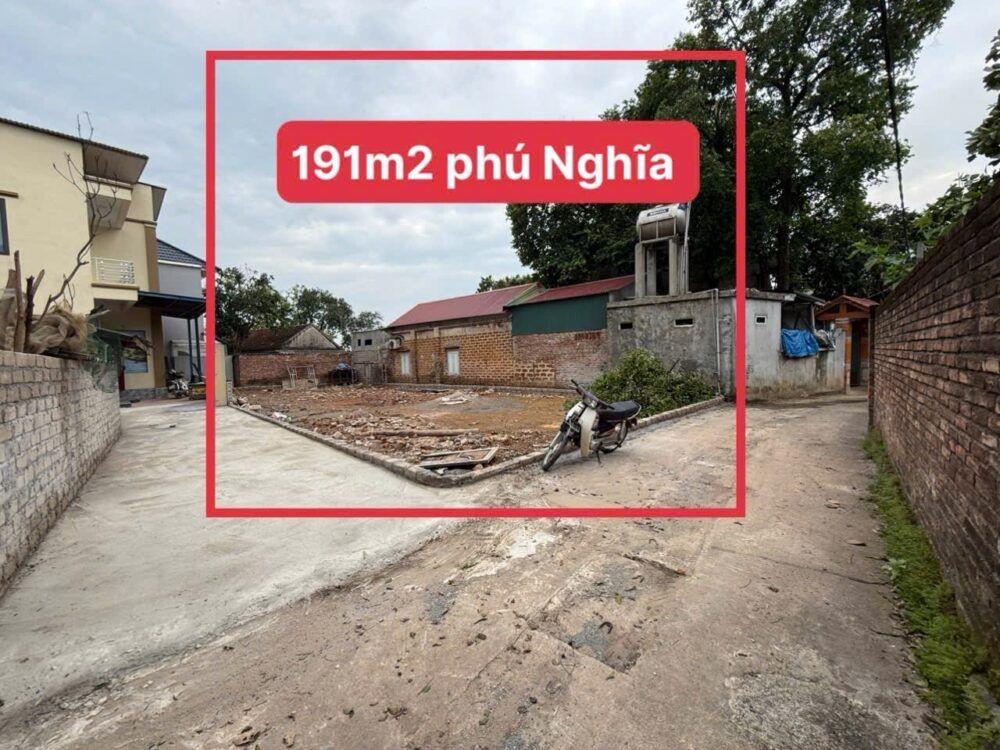 bán 191m đất full thổ cư phân 2 lô thoải mái