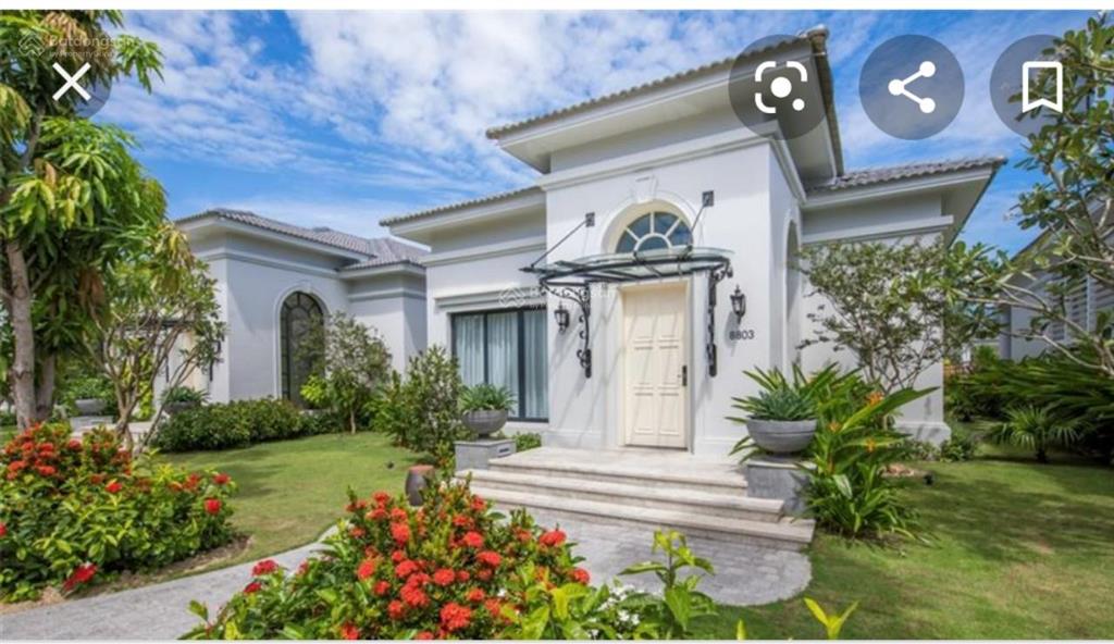 Biệt thự vinpearl phú quốc 360m2, view mặt hồ, giá chỉ 7.4 tỷ