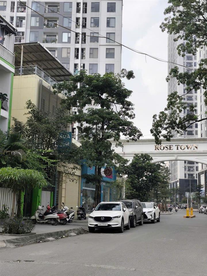 Liền kề rose town kđt pháp vân 120m² 5 tầng thang máy, nội thất nhập khẩu, vỉa hè ô tô tránh