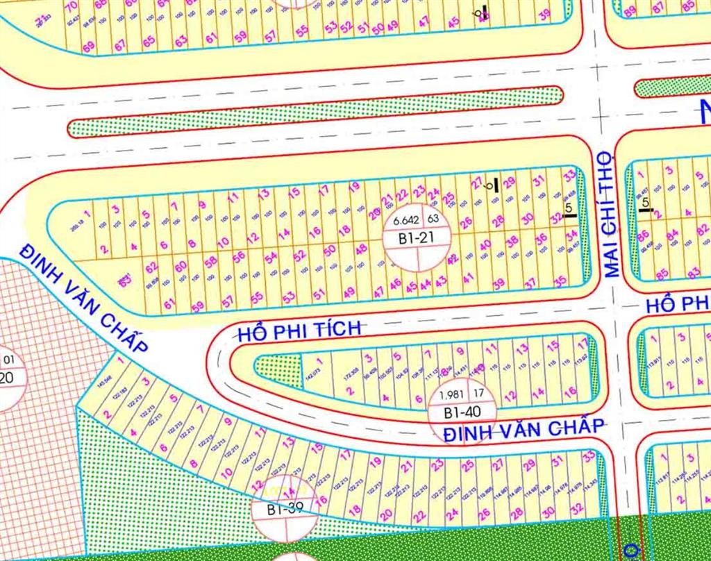 Bán cặp đất liền kề 2 mặt tiền trước sau tại hồ phi tích, đảo 2, hòa xuân, đà nẵng, dt 213 m2