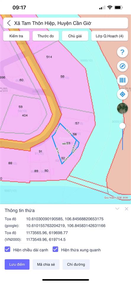 Mặt tiền nhựa bà xán, bình khánh view sông (tắc tây đen)